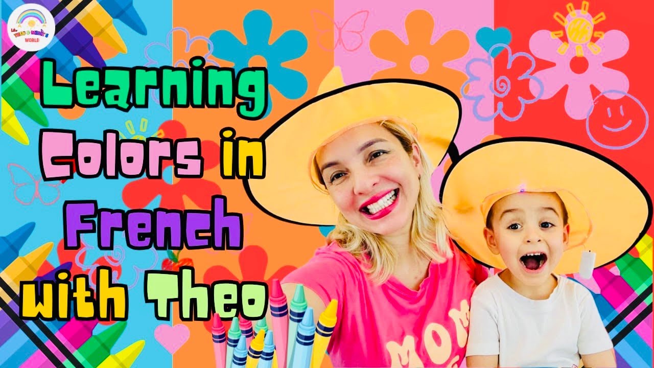 Дети изучают цвета на французском с Тео! Давайте вместе изучать французский для удовольствия (для...