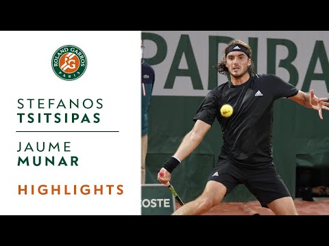 Stefanos Tsitsipas vs Jaume Munar - Round 1 Highlights | Roland-Garros 2020