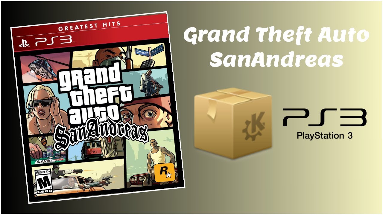 Grand Theft Auto: San Andreas - PlayStation 3 PS3 **NEW FACTORY