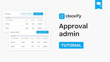 Approvals - Administration | Clockify Tutorial (2025)