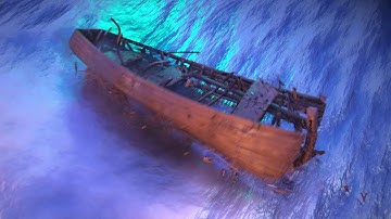 [Houdini] Old boat destruction | HTOA Arnold Render | Axiom Solver