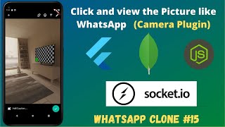 Flutter Chat App - Click and view the Picture like WhatsApp (Camera Tab) || Camera Plugin || #15 screenshot 4