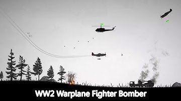 WW2 Warplane Fighter Bomber