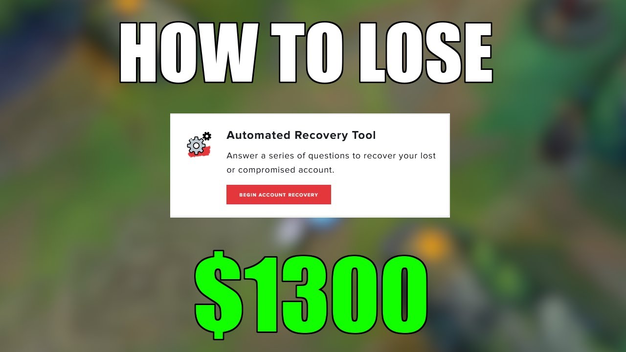 You Shouldn't Buy League of Legends Accounts...
