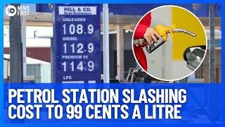 Fuel Frenzy As Petrol Station Drops All Petrol Prices To 99 Cents Per Litre | 10 News First