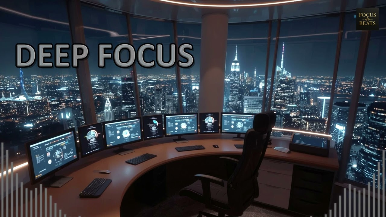 Deep Focus Relaxed | Background Music to Focus Better | Ambient Beats for Study & Coding