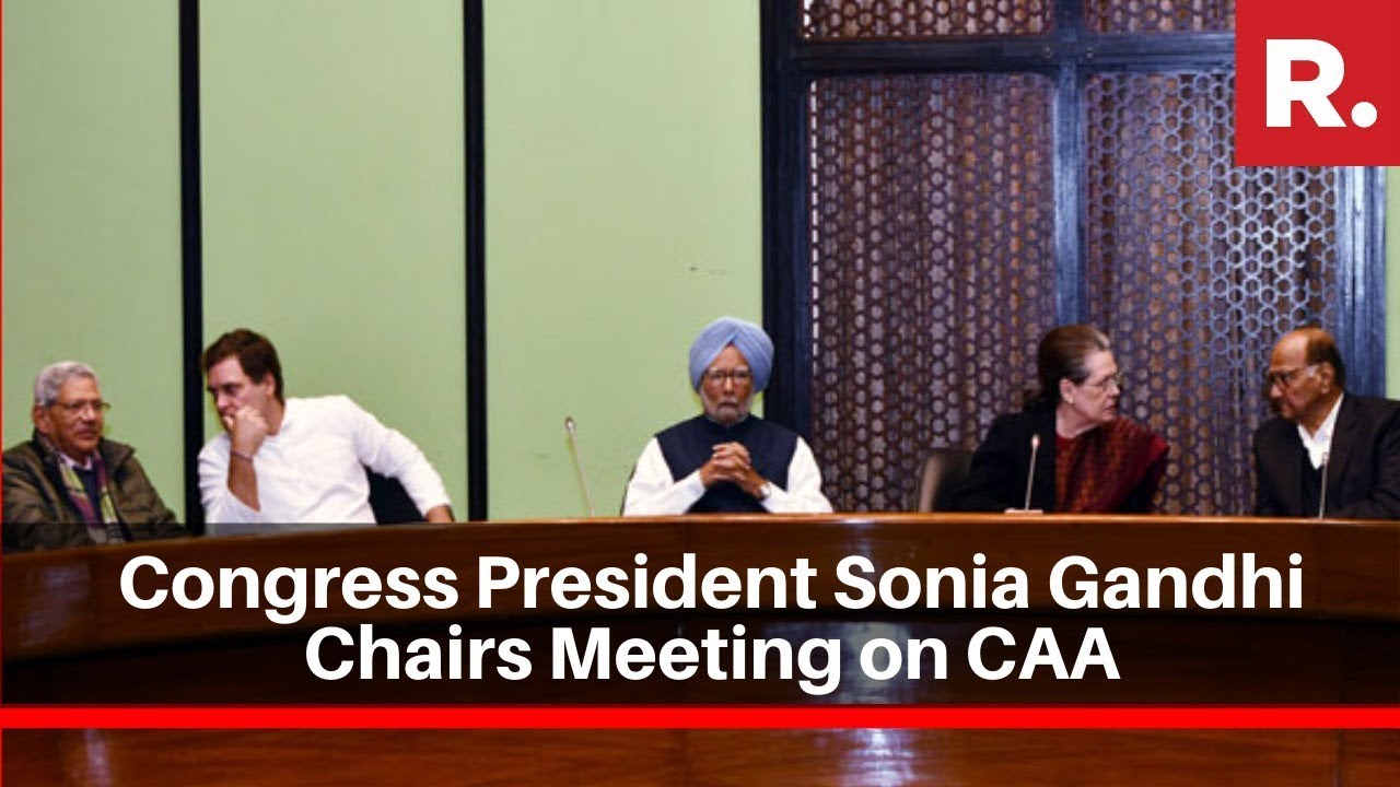 Congress President Sonia Gandhi Chairs Meeting On CAA, Four Opposition Parties Boycott