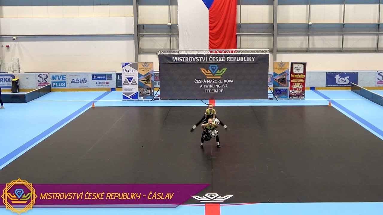 MČR ČMTF 2023 Čáslav / Duo Pom-Pom show kadetky / AP klub Brušperk