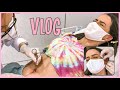 COLOQUEI PIERCING NO UMBIGO - VLOG (doeu????)