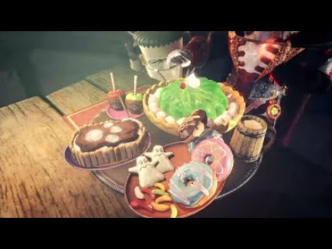 MONSTER HUNTER WORLD: ICEBORNE - SELIANA GATHERING HALL: CANTEEN SCENES (ALL FESTIVAL EVENTS)