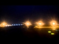 Airbus a320 landing night time Mallorca (30/10/2012)