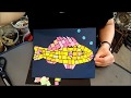construction paper mosaic fish