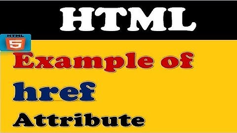 57. Example of href Attribute in HTML | Hindi