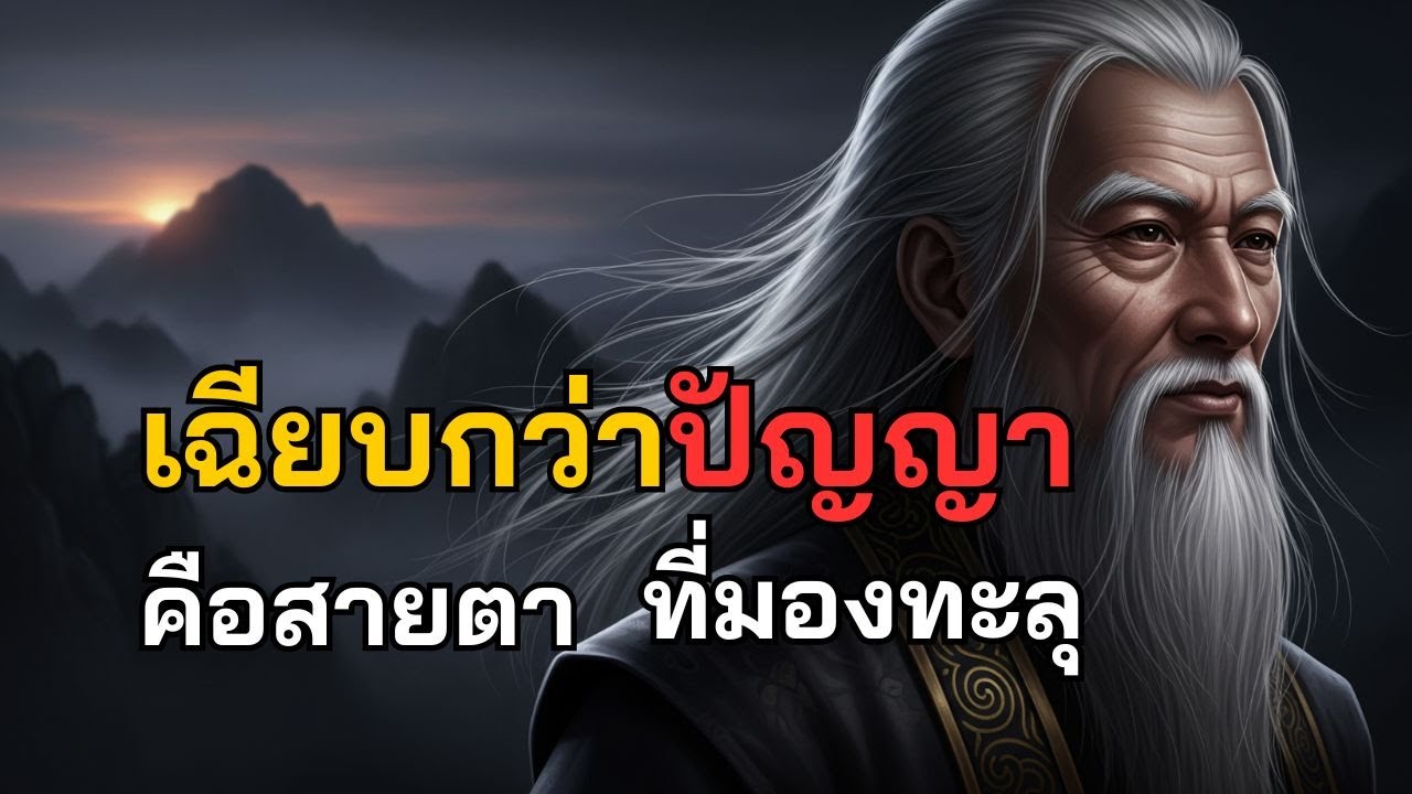 เฉียบกว่าปัญญา คือสายตาที่มองทะลุ