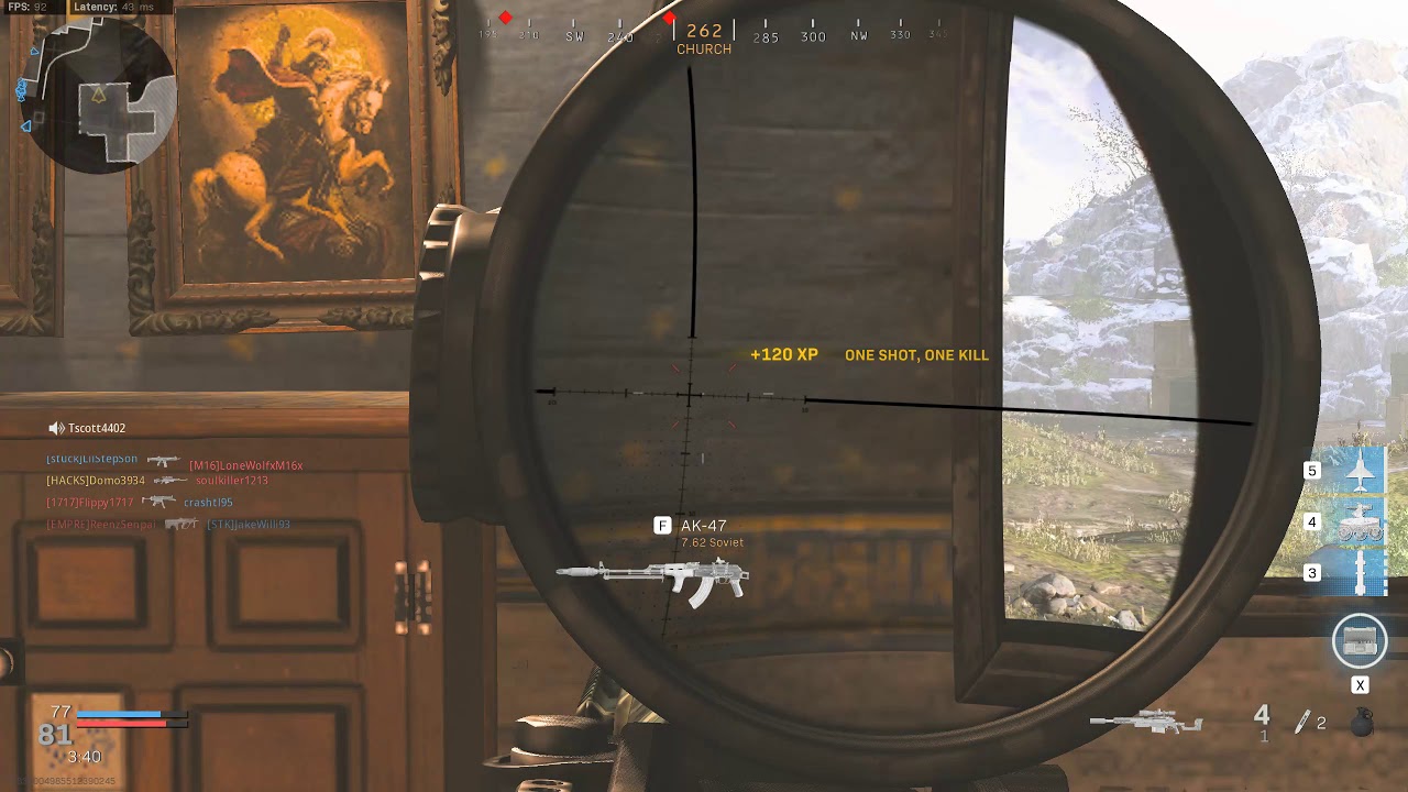 Call of Duty Modern Warfare 2019: Insane Flick AX-50 - YouTube