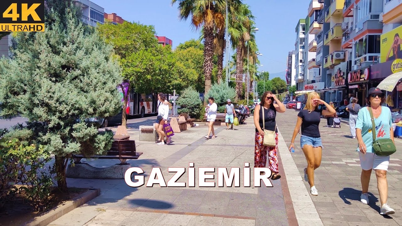 Izmir Gaziemir Daytime Walking Tour 4K A Quiet Day 2025