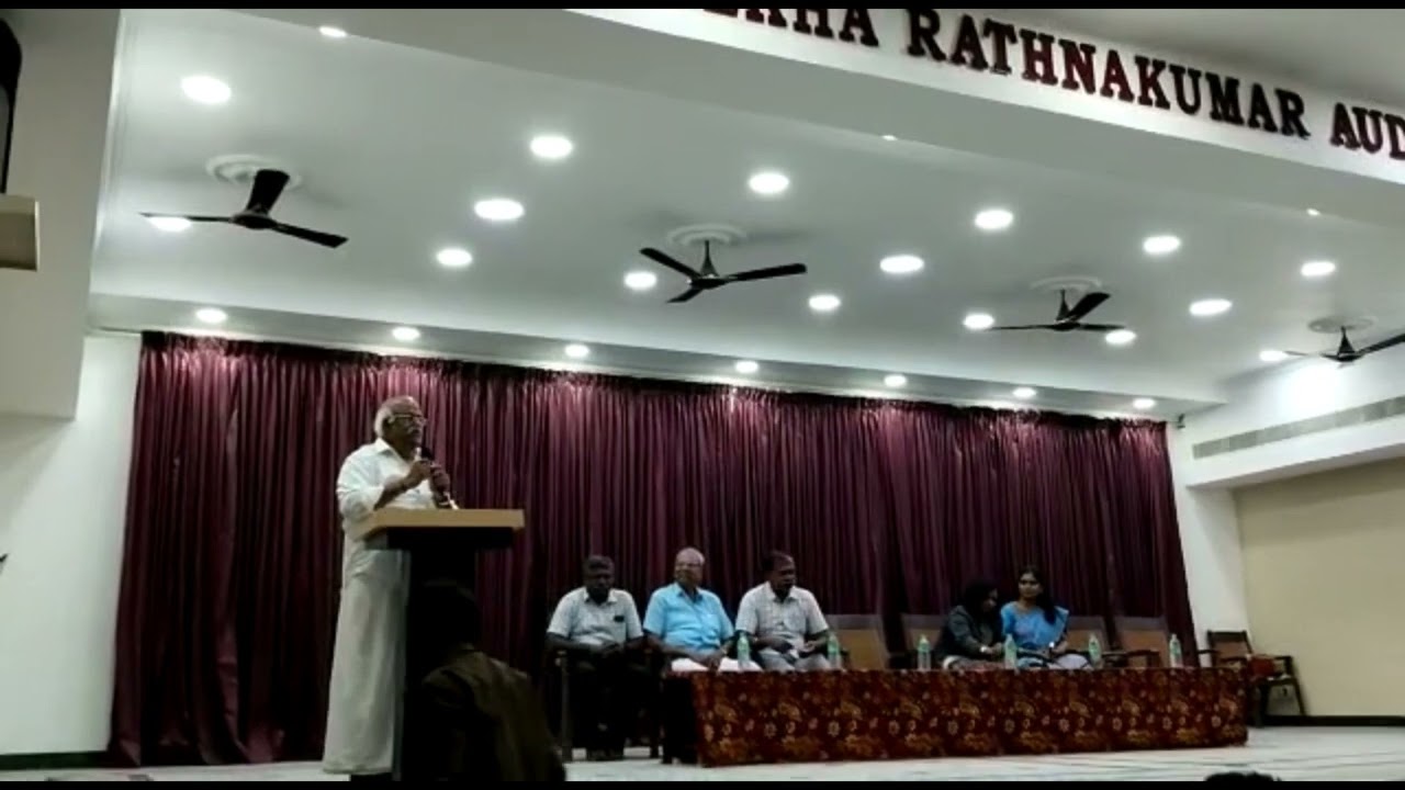 Introduction of the ChiefGuest Ms. Jyothi Reddy CEO of Software Solutions by our Patron Mr.VR.Muthu.