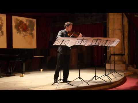 KWINTUS for violin by Christian LAUBA played by Matthew TRUSLER