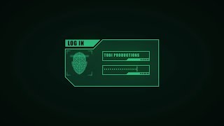 Futuristic Hacker Screen - Login | + Free After Effects File