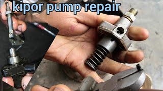 kipor generator fuel pump plunger change