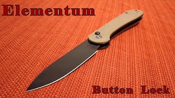 Civivi Elementum Button Lock (Olive Micarta) Unboxing/First Impression
