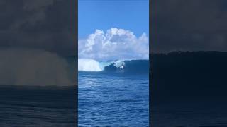 Teahupo'o — where every wave is nature's declaration #steepline #surf #teahupoo