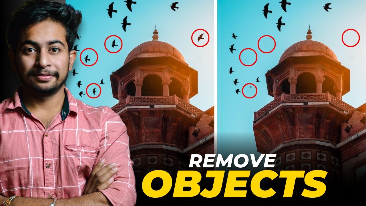How To Remove An Object From A Photo With In Seconds Realtime YouTube Live View Counter 