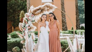 Boho wedding decor