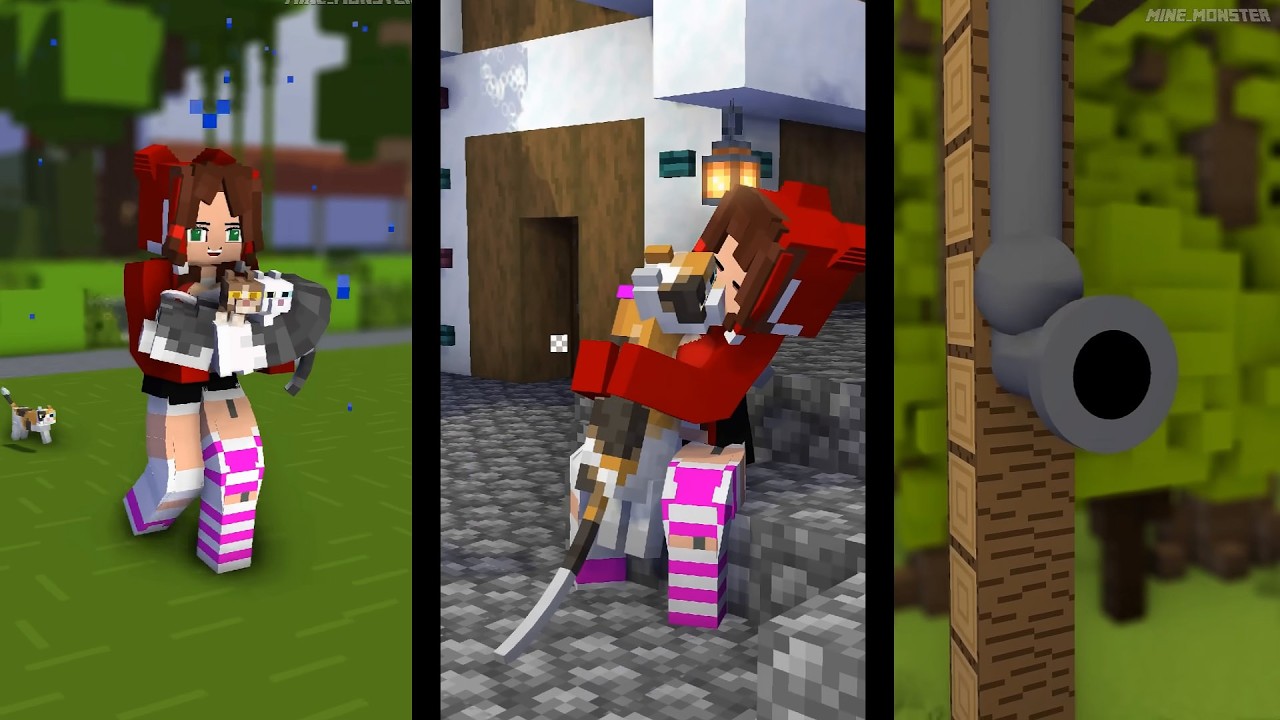 HELP Herobrine Escape From Stomach | Minecraft Mix