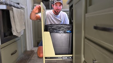 Make any Kitchen Cabinet into a Pull out Trash.