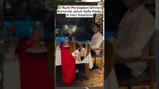 El Rumi Persiapkan Dinner Romantis Untuk Syifa Hadju di Hari Valentine