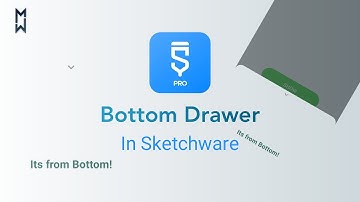 Bottom drawer in Sketchware pro #sketchware_pro #sketchware_project #sketchwaretutorial