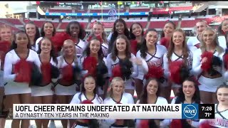 UofL’s all-girl cheerleading team wins Nationals 10th year in a row