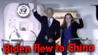 WOW Joe Biden flew to China on Air Force 2