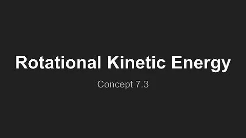 What is Rotational Kinetic Energy? (AP Physics 1)