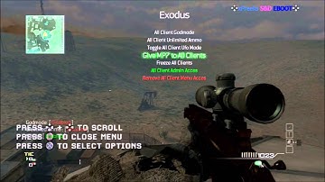 MW3/PS3/SPRX Exodus V1 Non Host Mod Menu 1.24