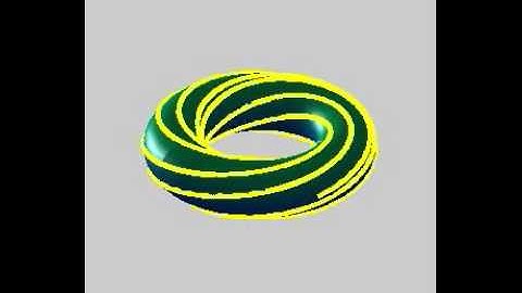Line wrapping a torus
