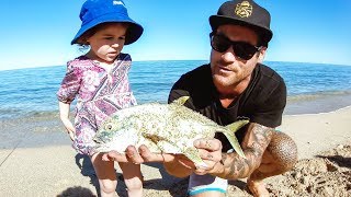Amazing Beach Fishing With My Family - Ep 130 Amazing Beach Fishing With My Family - Ep 130