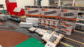 LEGO Trains - New 9v Track, Wheels, And More From FX Bricks