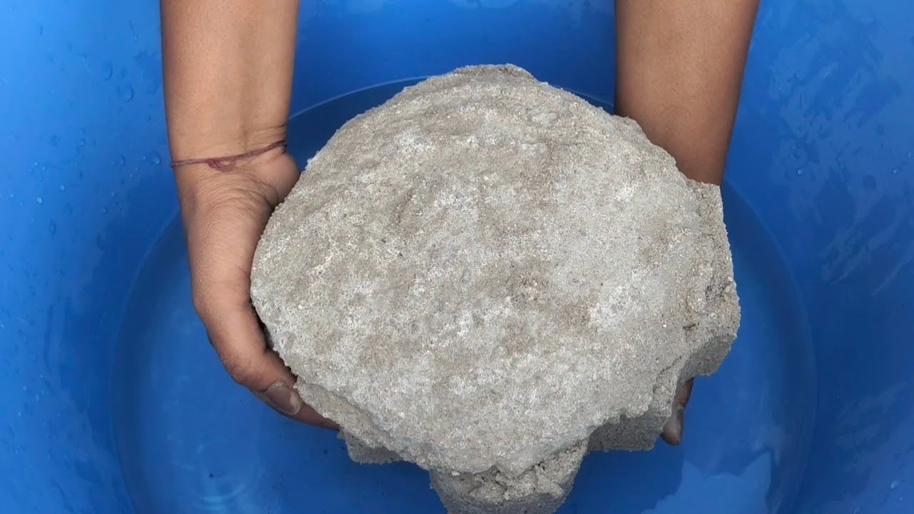 Asmr - All' texture mix texture dusty 🌪️ crispy crunchy crumbling in water 💦💦