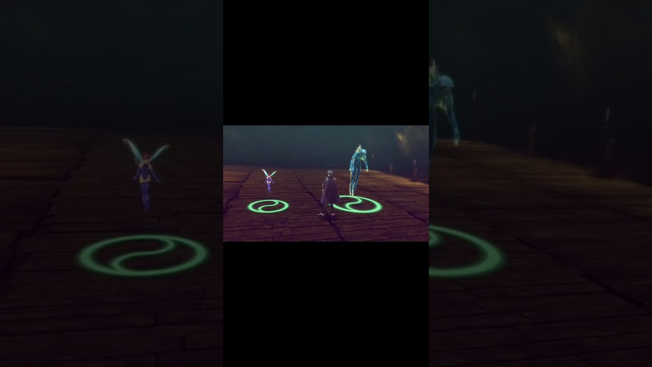 ✨ Pixie + Azumi gliding under the moonlight ❄️🌙