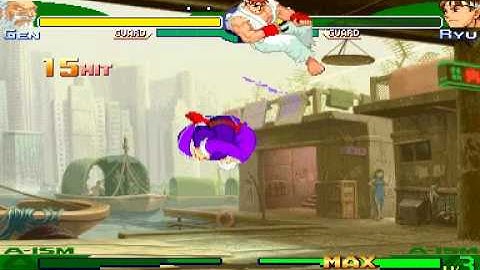 Street Fighter Alpha 3 - [A-ISM] Gen 37 Hits Combo