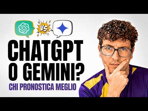 Video Scommettere con l'intelligenza artificiale: chatgpt - gemini - claude