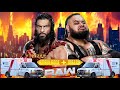 Roman Reigns vs Bronson Reed Wwe Raw Netflix 2025 Ambulance - FULL MATCH 
