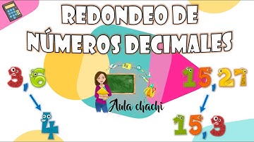 Redondeo de números decimales | Aula chachi - Vídeos educativos para niños