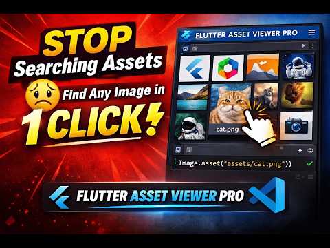 Flutter Asset Manager for VS Code & Android Studio | Flutter Asset Viewer Pro 🚀