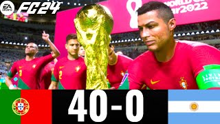 FIFA 23 - PORTUGAL 40-0 ARGENTINA FIFA  WORLD CUP FINAL 2022 QATAR 