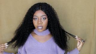 Super Soft Peruvian Kinky Curly T Part Lace Front Wig   ChinaLaceWig com Review