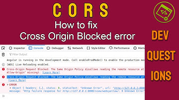Cross-Origin Request Blocked! 😵‍… the CORS