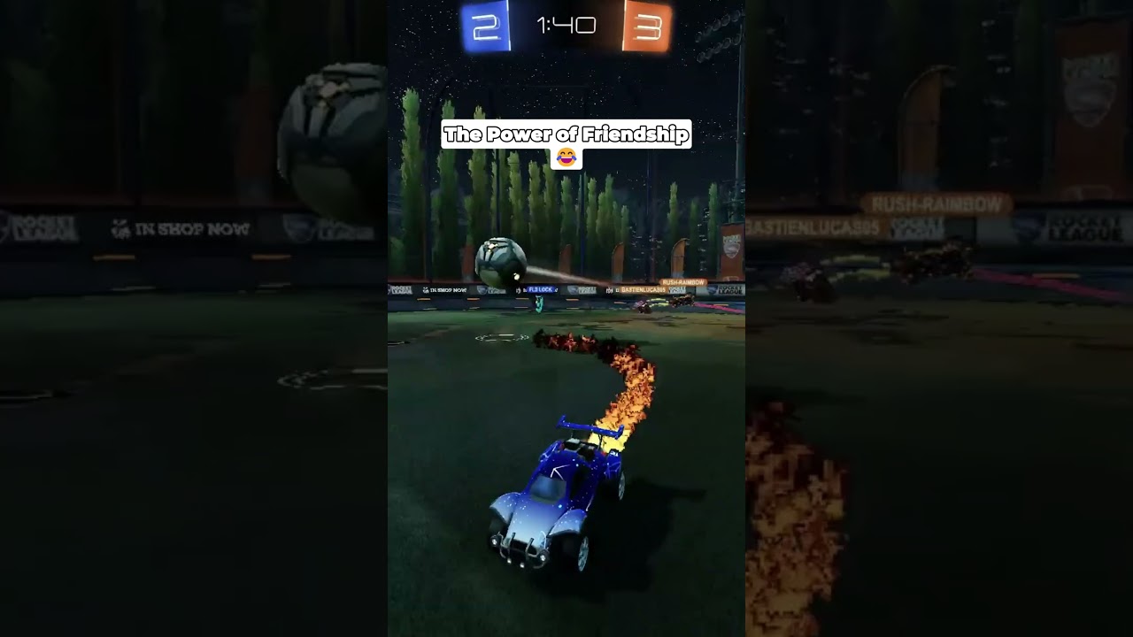 The Power of friendship!  #rocketleague